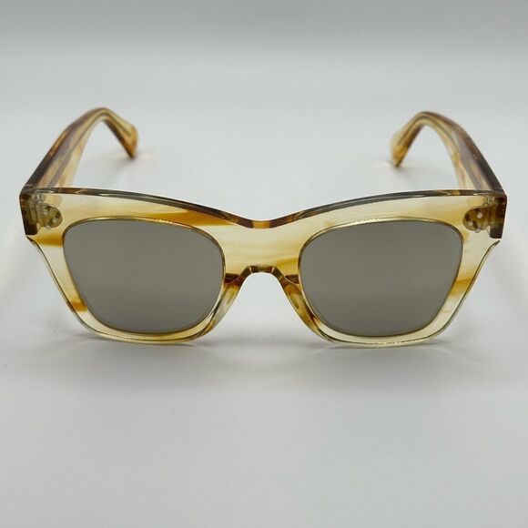 NEW CELINE Sunglasses CL4004IN/S 56C Yellow Clear Women - Picture 1 of 9